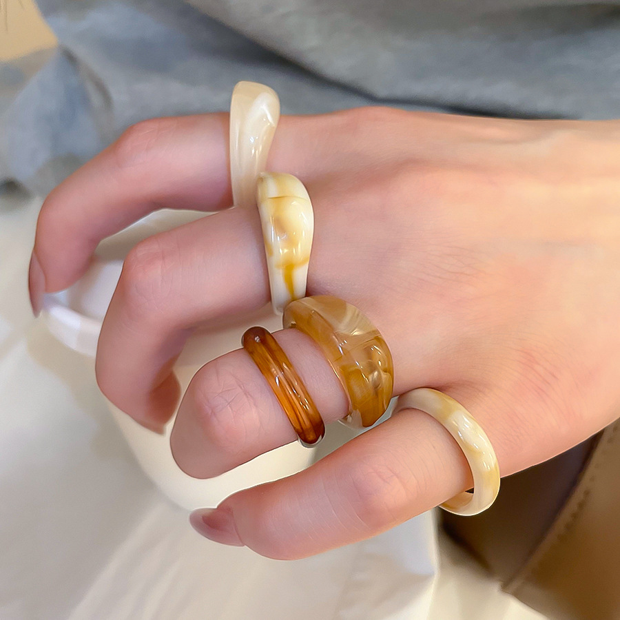 5 adet SET Trendy renkli geome - Women'S Emo Accessories incelemesi ve fiyatı