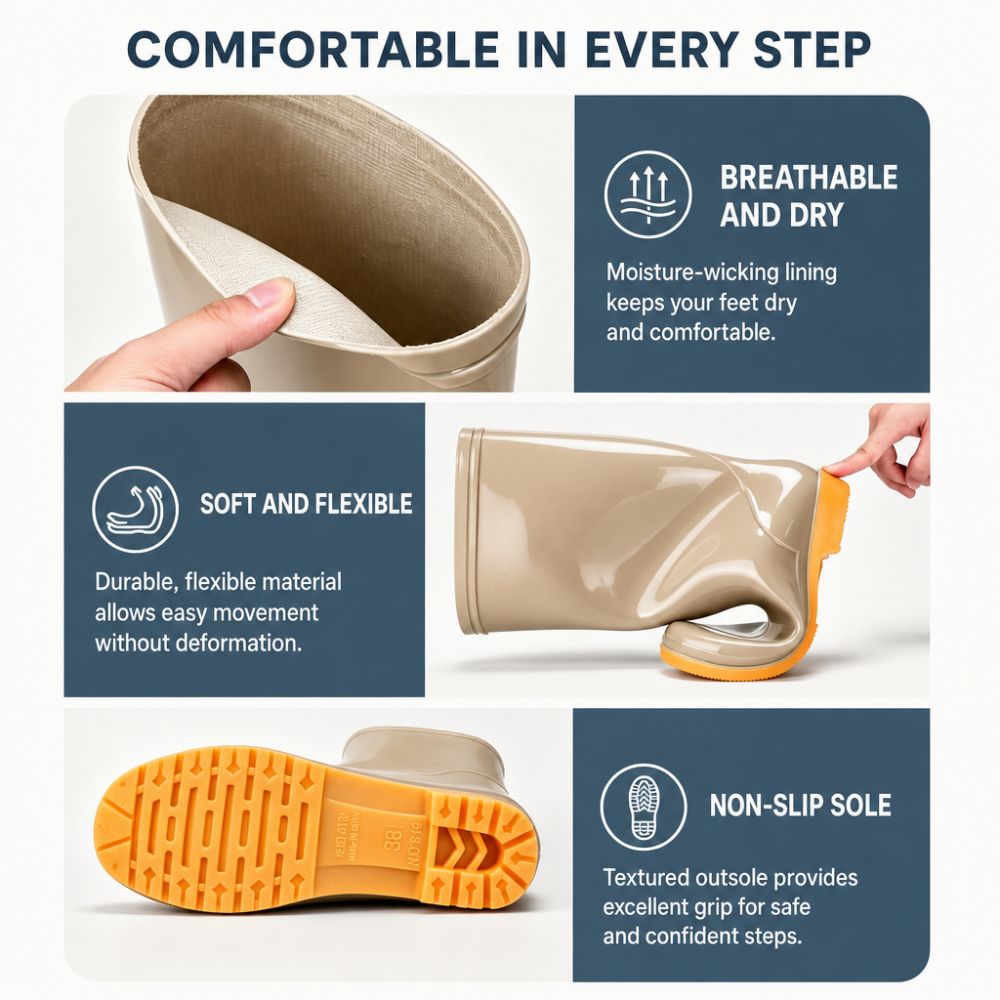 Kaymaz Tabanlı, Uzun, Su Geçir - Women Kitchen Accessories incelemesi ve fiyatı