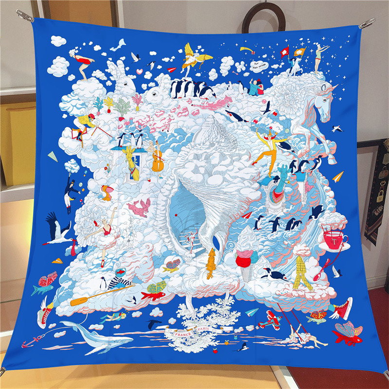 POBING dimi ipek eşarp kadın E - Silk Scarf Square incelemesi ve fiyatı