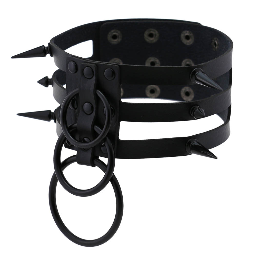 Moda Kadın Erkek Siyah Perçinl - Women'S Emo Accessories incelemesi ve fiyatı