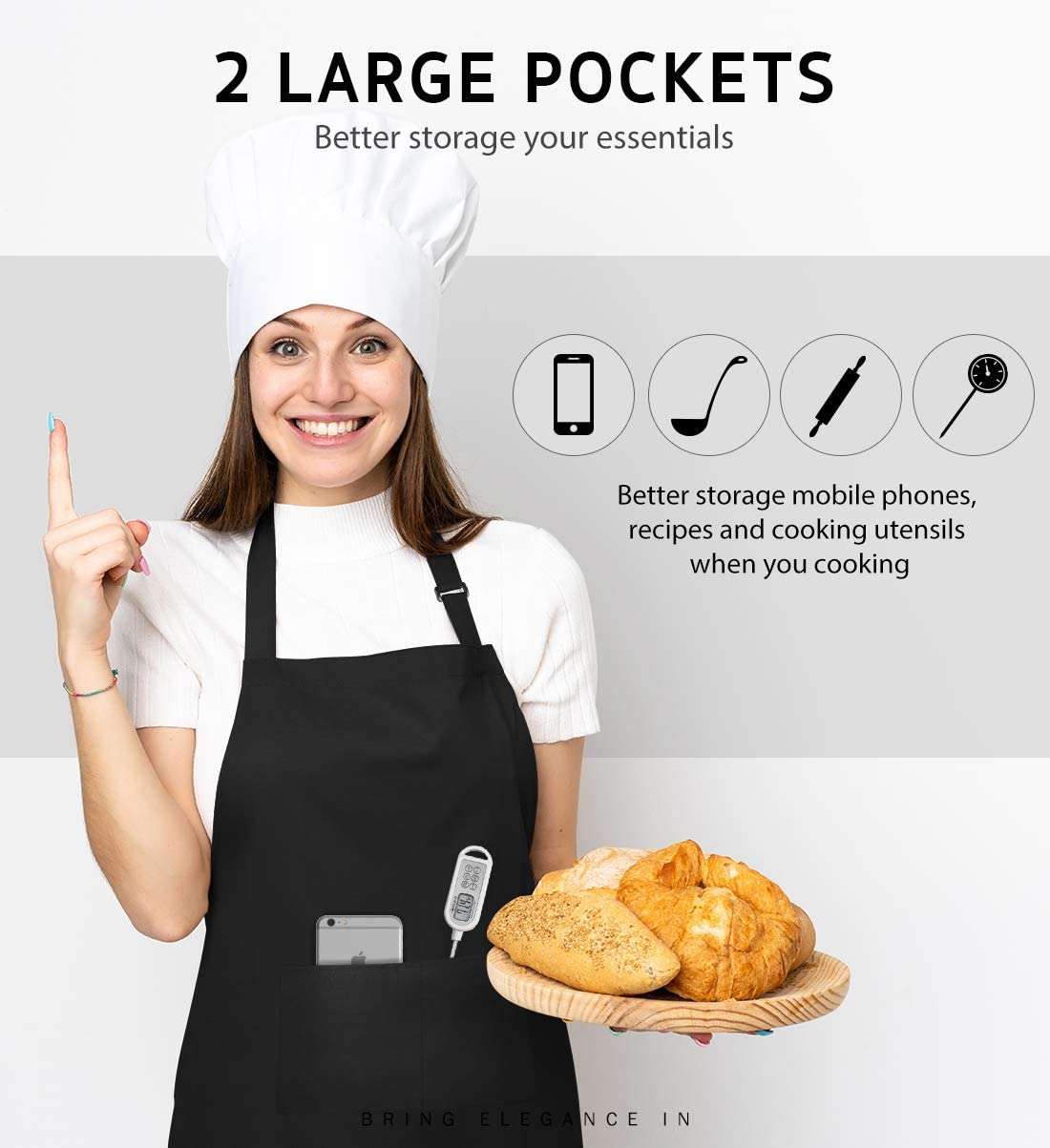 18 Renk Özel LOGO Önlükleri Ka - Women Kitchen Accessories incelemesi ve fiyatı