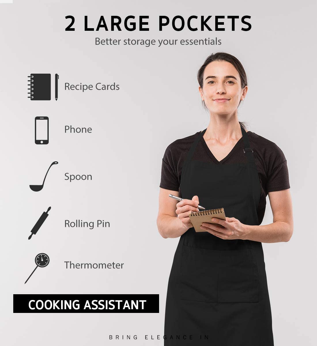 18 Renk Özel LOGO Önlükleri Ka - Women Kitchen Accessories incelemesi ve fiyatı