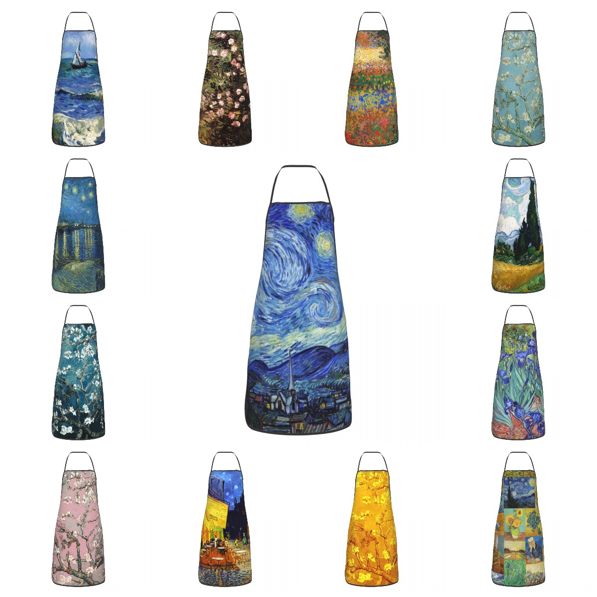 Önlük Vincent Van Gogh Yıldızl - Women Kitchen Accessories incelemesi ve fiyatı