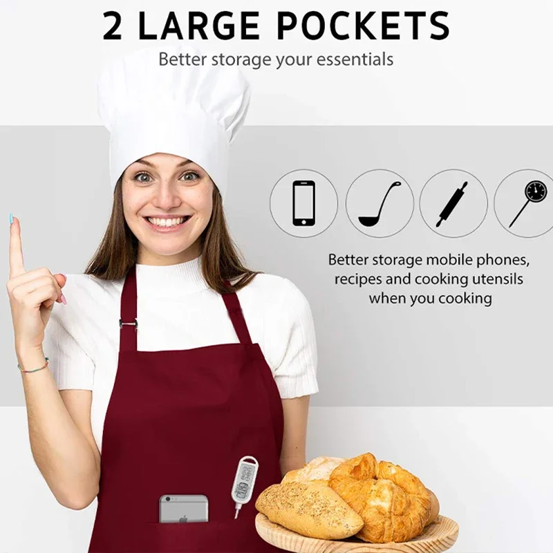 Önlük şef şapkası Yemek Servis - Women Kitchen Accessories incelemesi ve fiyatı
